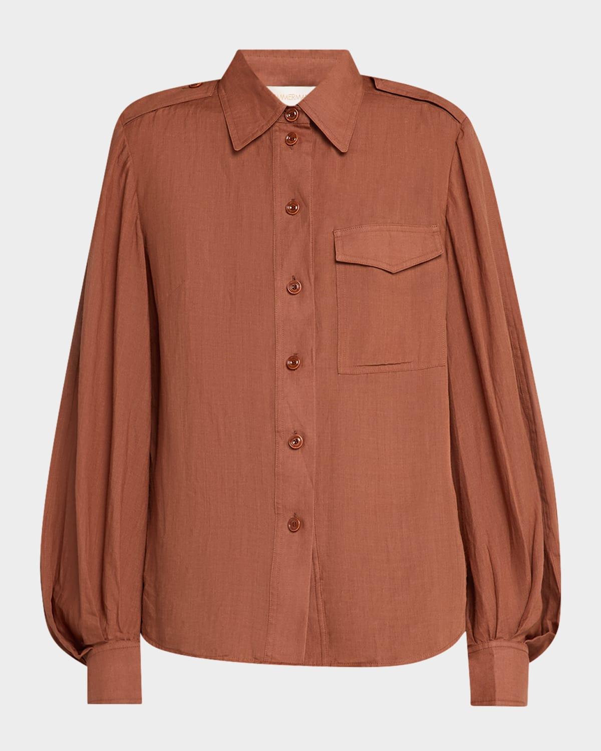ramie utility shirt