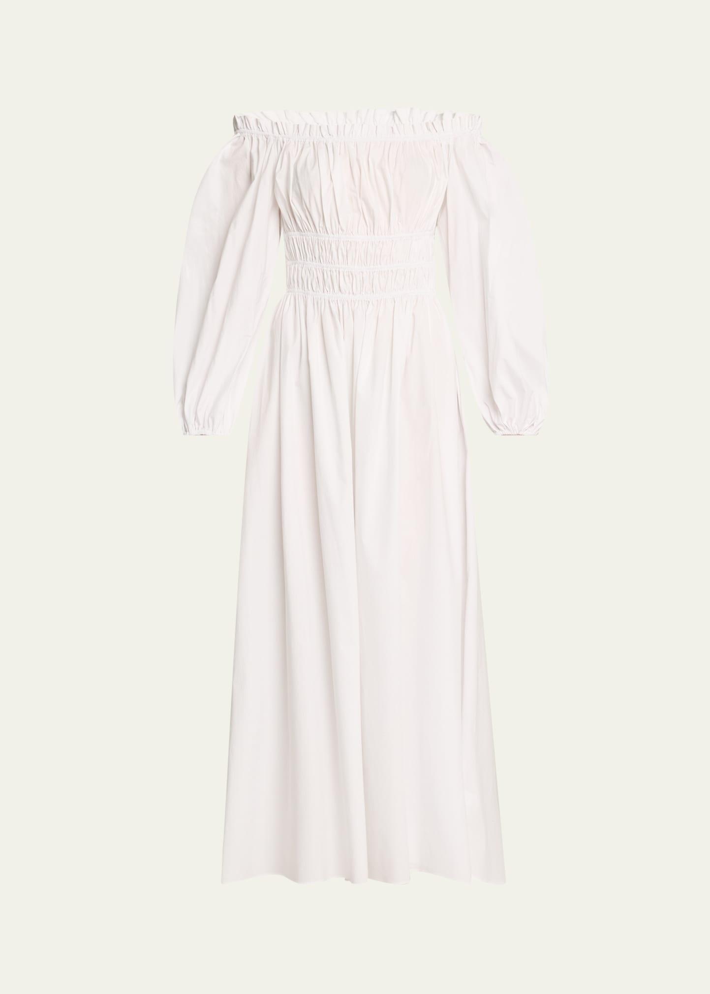 raquela off-shoulder maxi dress