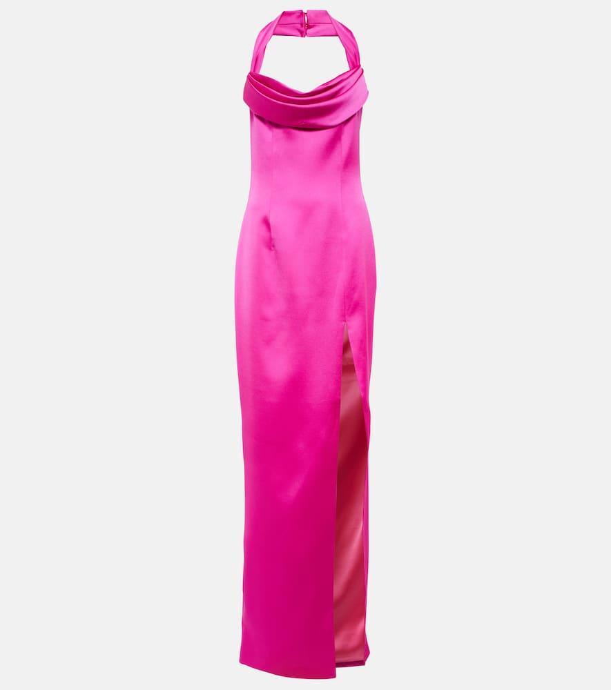 rasario satin gown