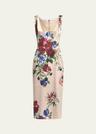 rasovi bouquet fantichi sleeveless midi dress