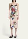 rasovi bouquet fantichi sleeveless midi dress