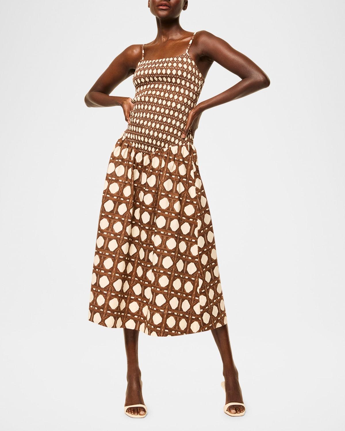 rattan tile roxie maxi dress