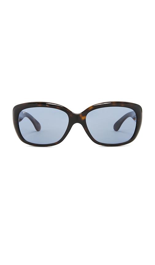 ray-ban jackie ohh sunglasses in brown.