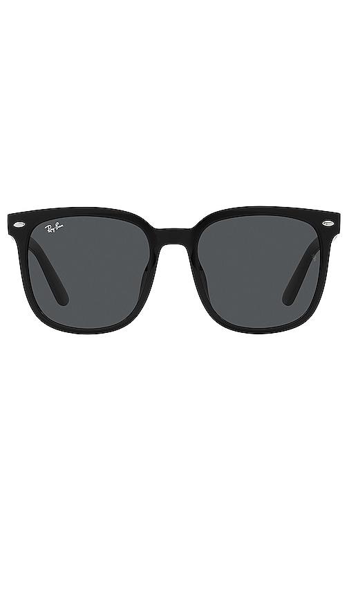 ray-ban square sunglasses in black.