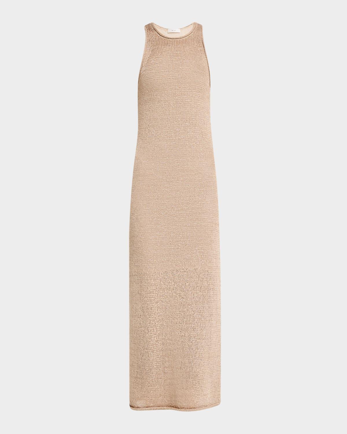 raye knit racerback midi dress