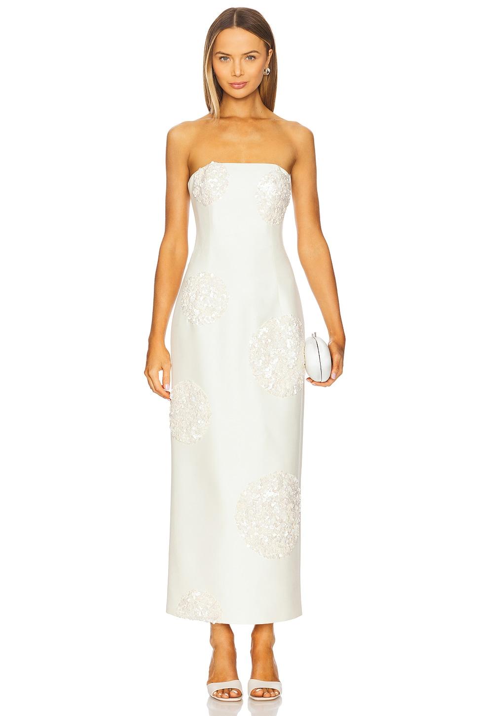 rayna embellished bustier maxi dress
