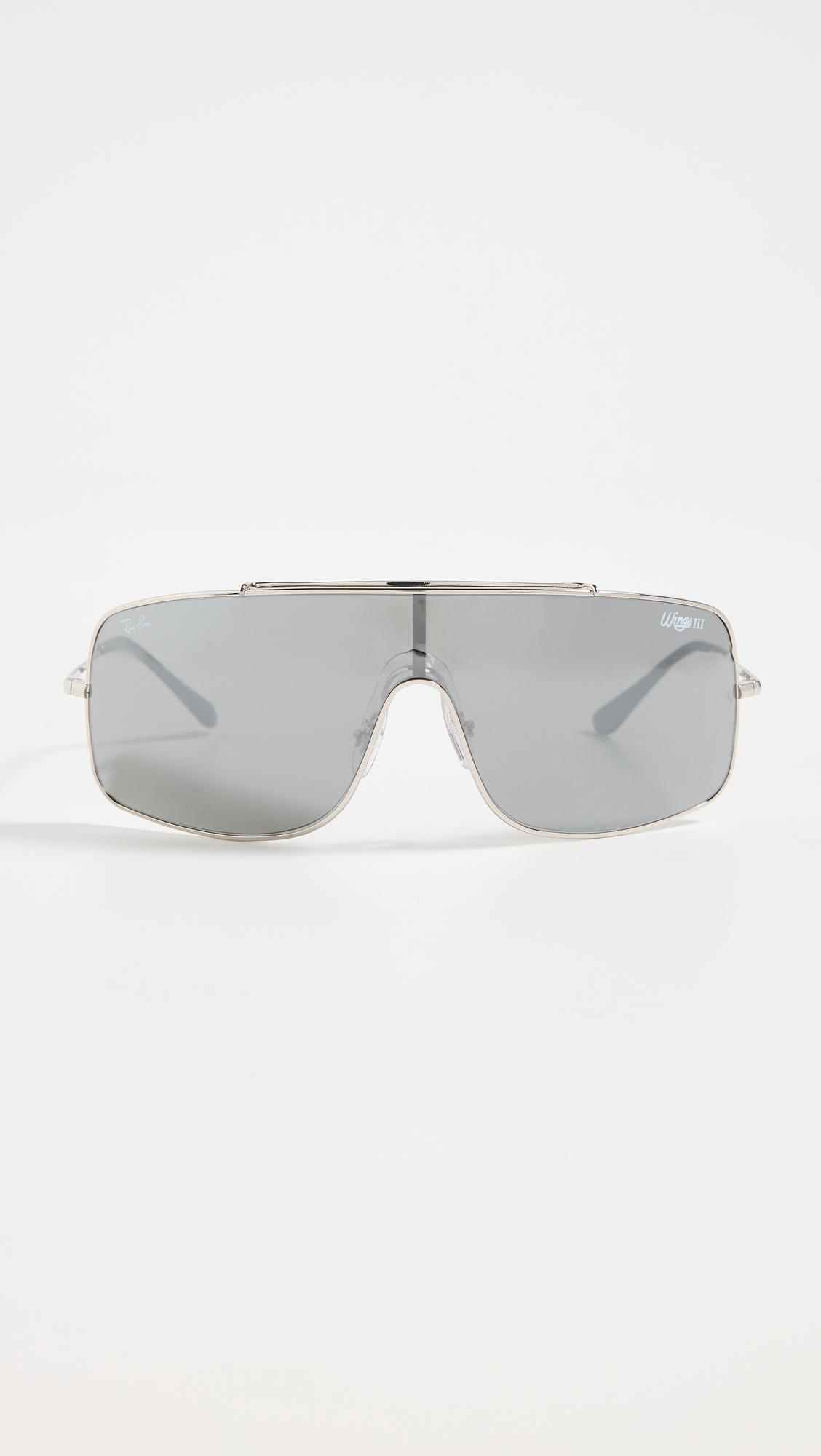 rb3897 wings iii square sunglasses