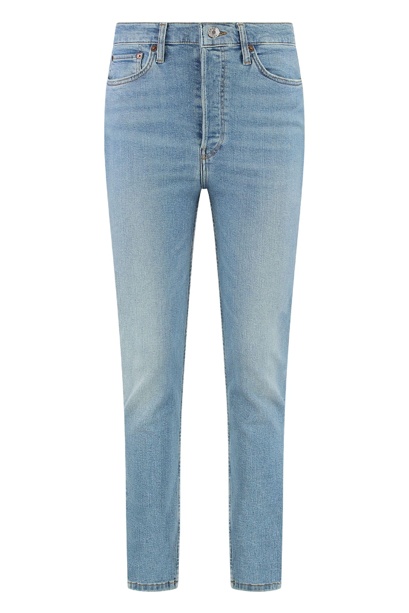 re/done 90s high-rise skinny-fit jeans