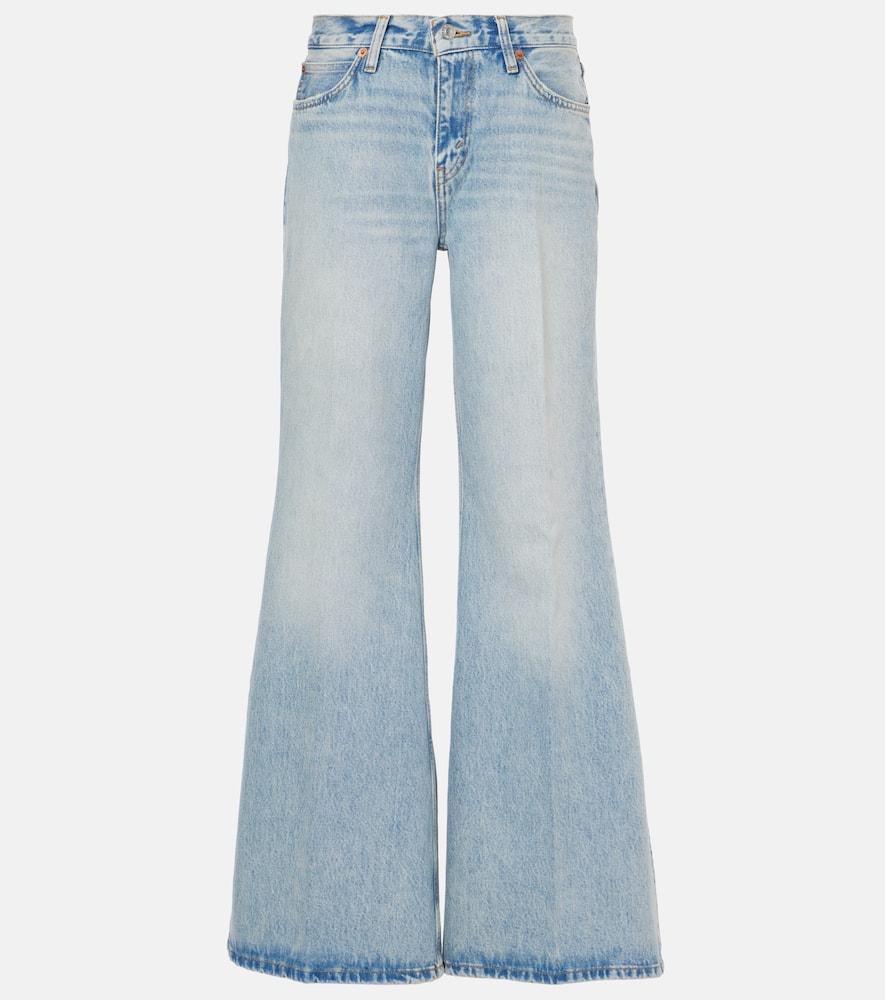 re/done baggy flared jeans
