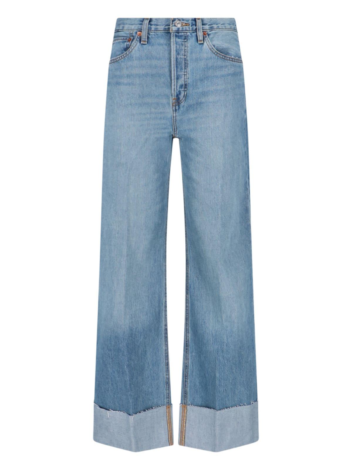 re/done wide jeans