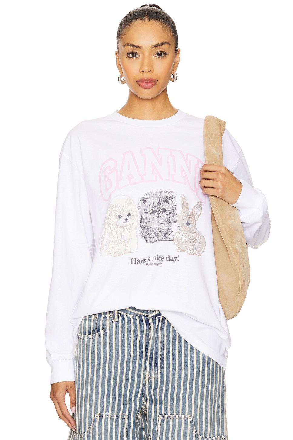 re-cut heavy jersey animals long sleeve