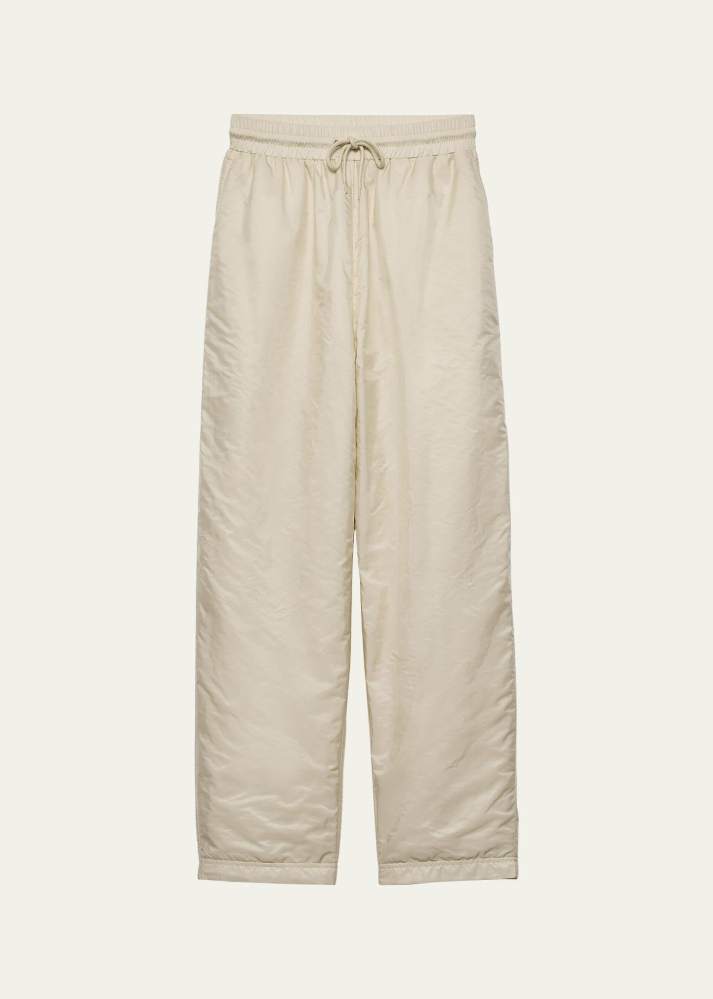 re-nylon drawstring pants