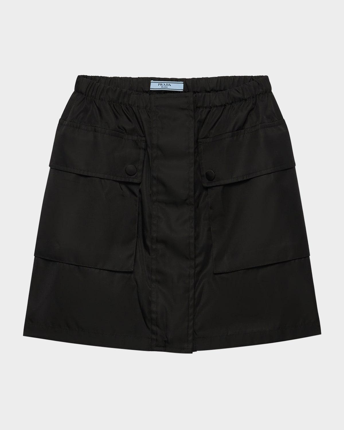 re-nylon mini utility skirt