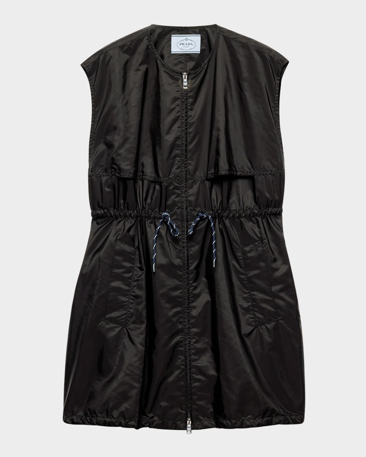 re-nylon sleeveless mini utility dress