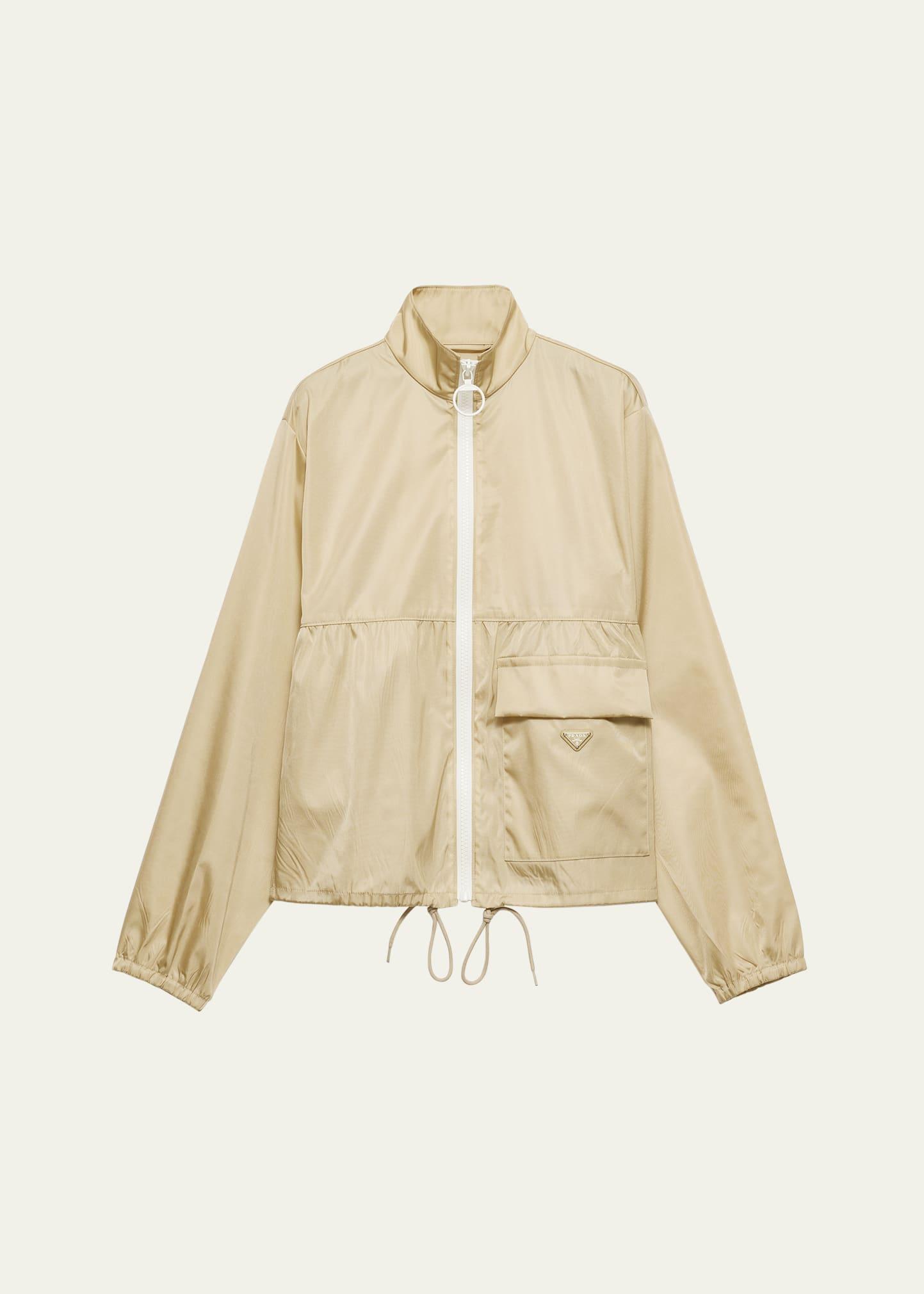 re-nylon zip up jacket