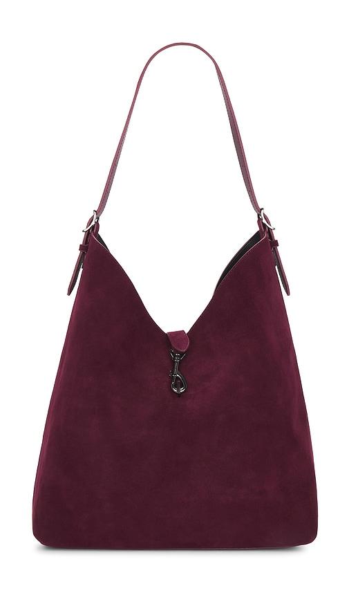 rebecca minkoff megan hobo bag in mauve.