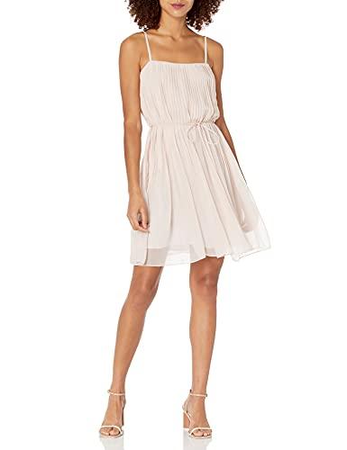 rebecca taylor women's pintuck dress, powder pink, 2