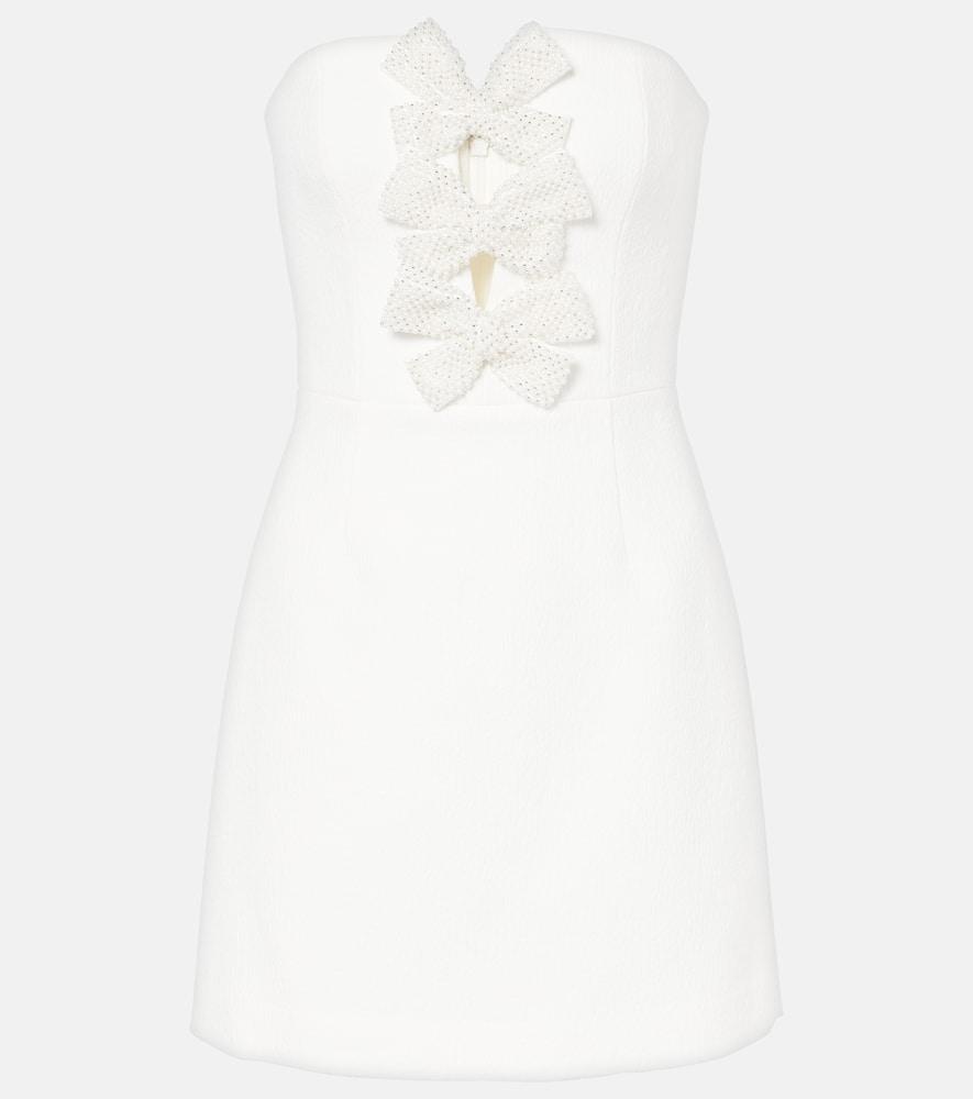 rebecca vallance alicia recut embellished bustier dress