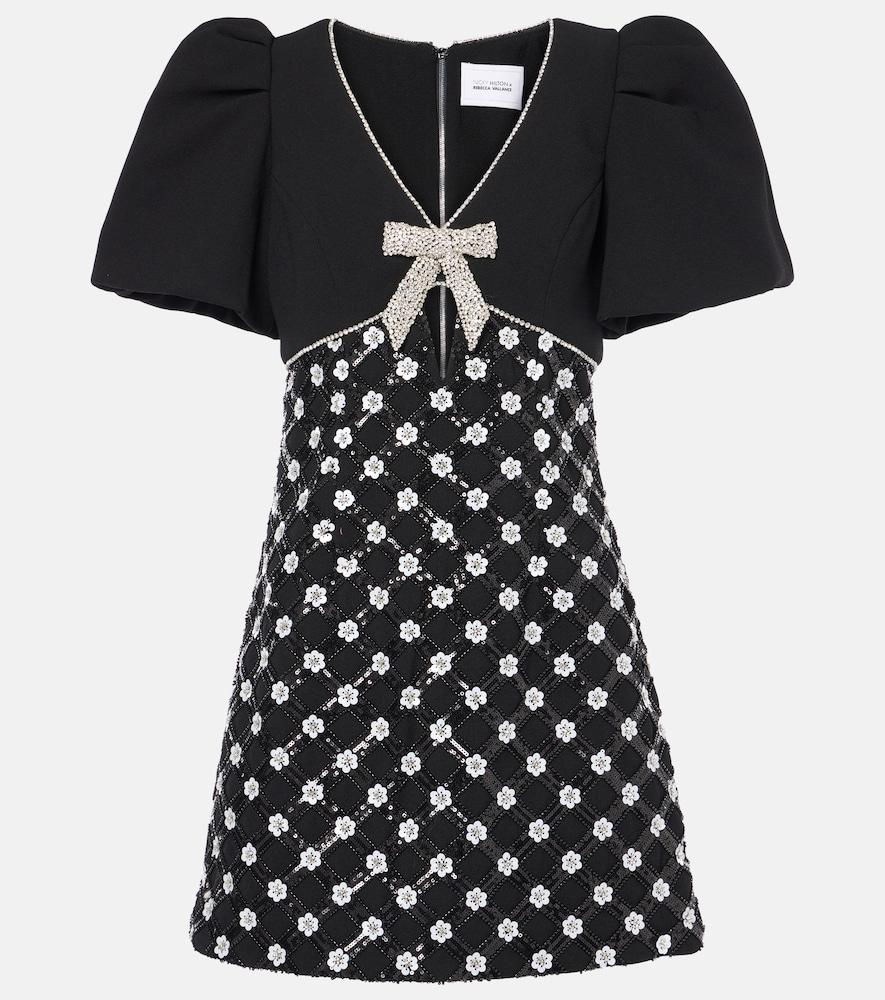 rebecca vallance alivia embellished minidress