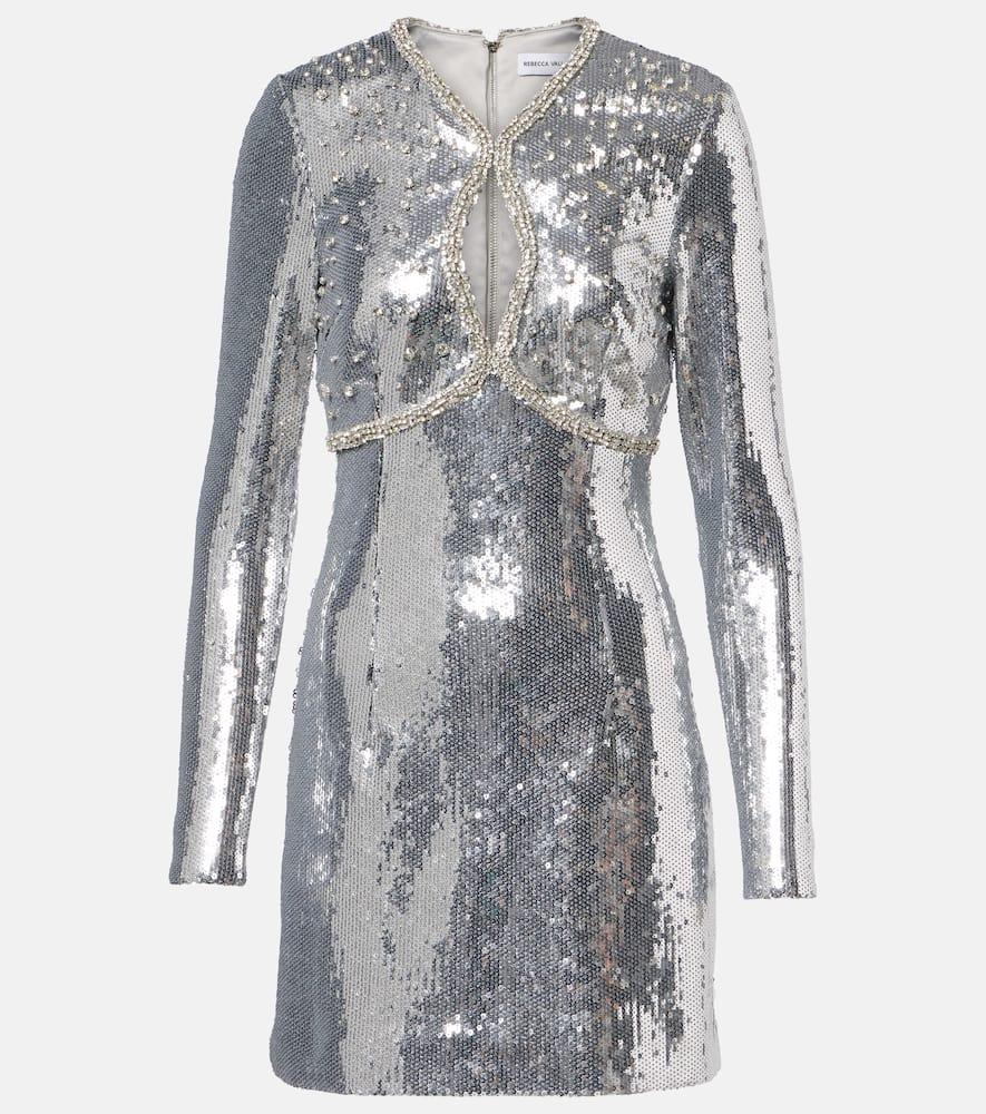 rebecca vallance blythe sequined minidress