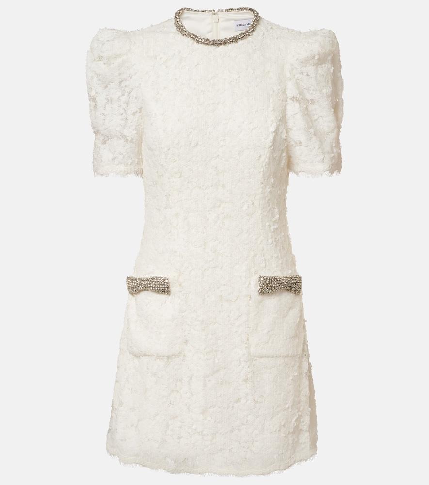 rebecca vallance bridal dillon embellished lace minidress