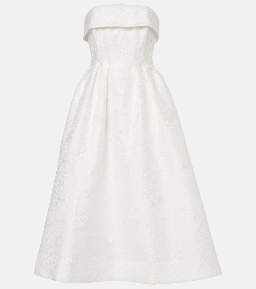 rebecca vallance bridal esther brocade bustier dress