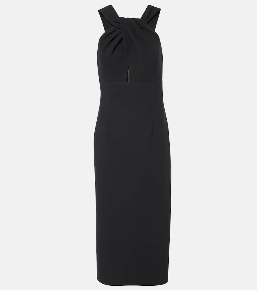 rebecca vallance elora cutout midi dress