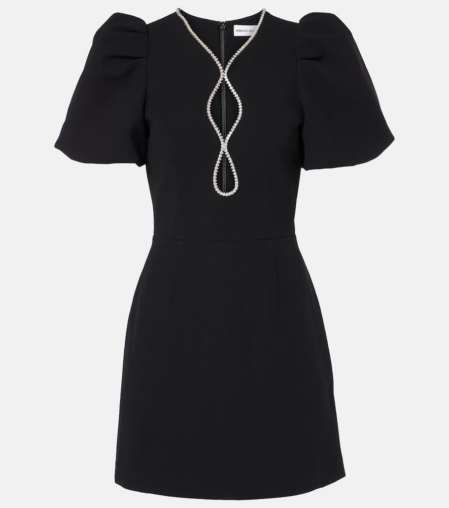 rebecca vallance estella embellished crêpe minidress