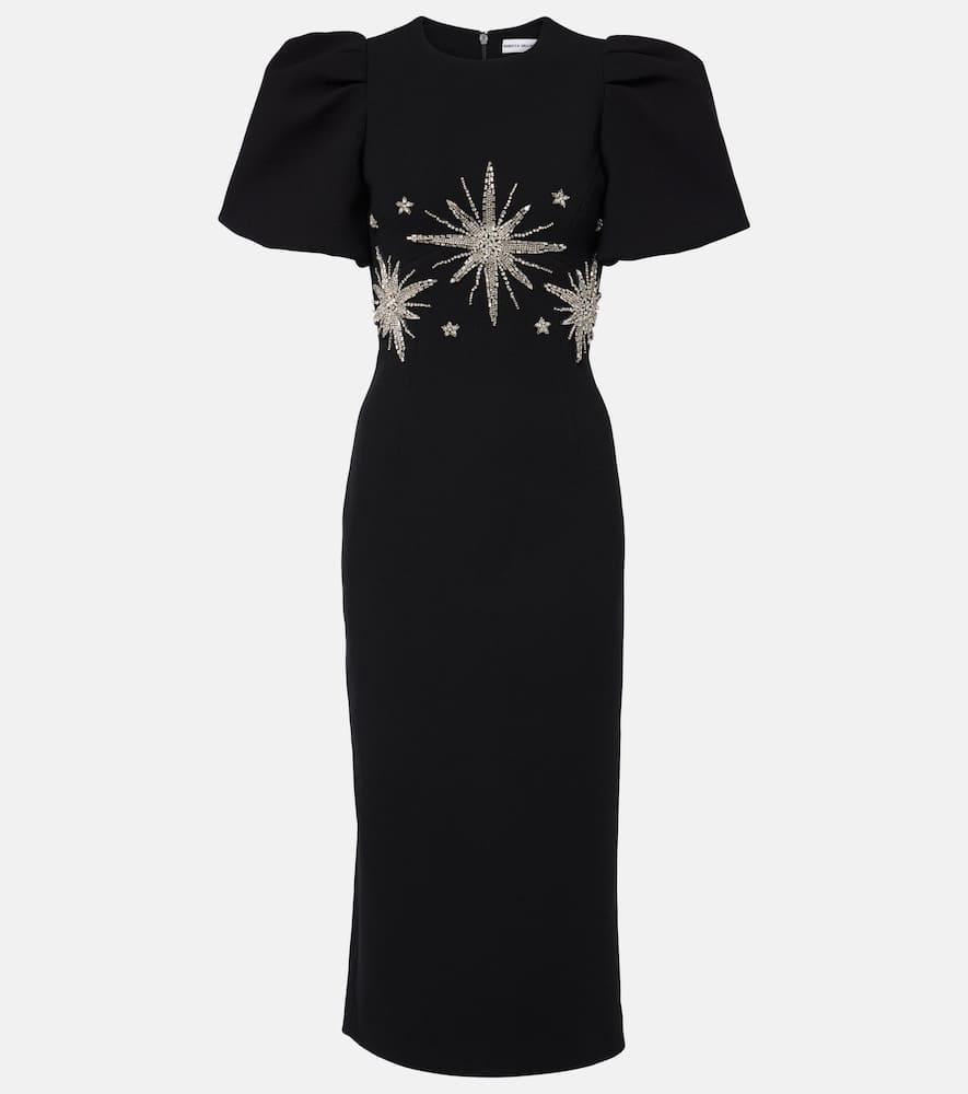 rebecca vallance estella embellished midi dress