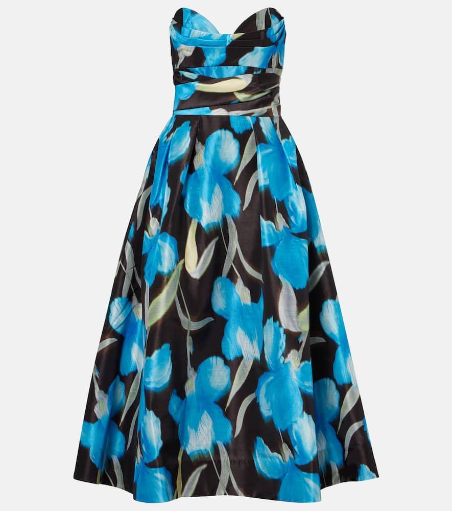 rebecca vallance ingrid printed midi dress