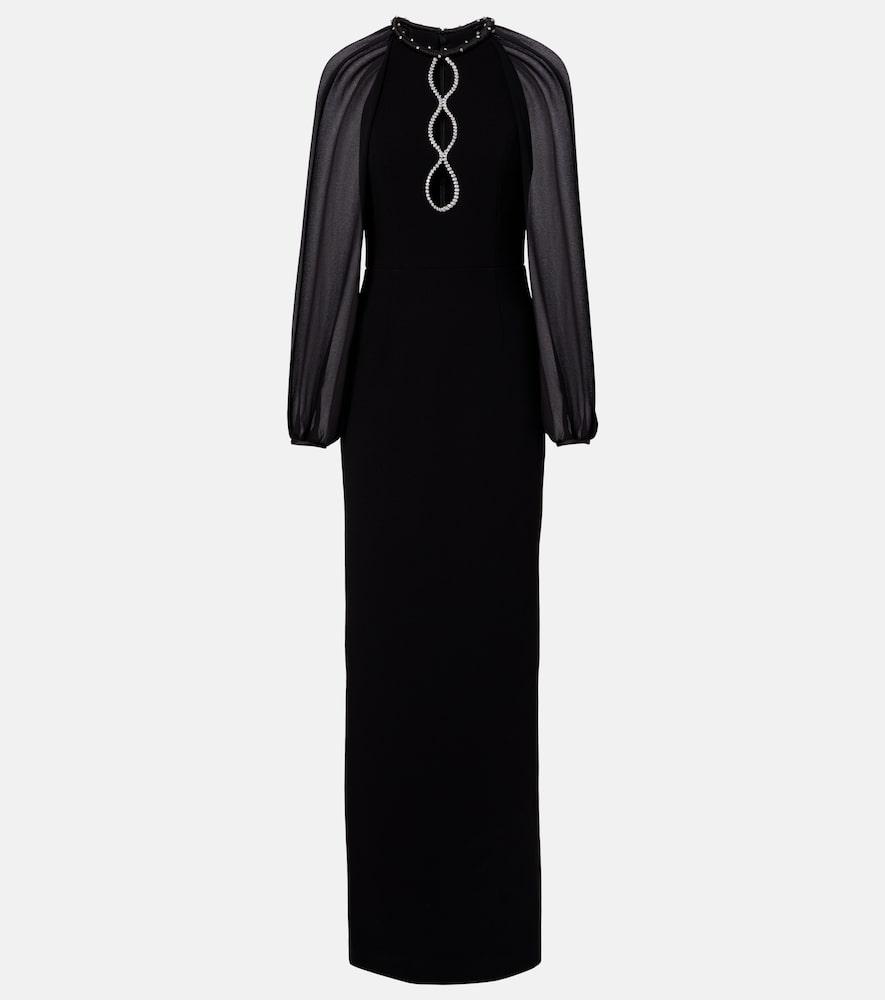 rebecca vallance livia cutout embellished gown