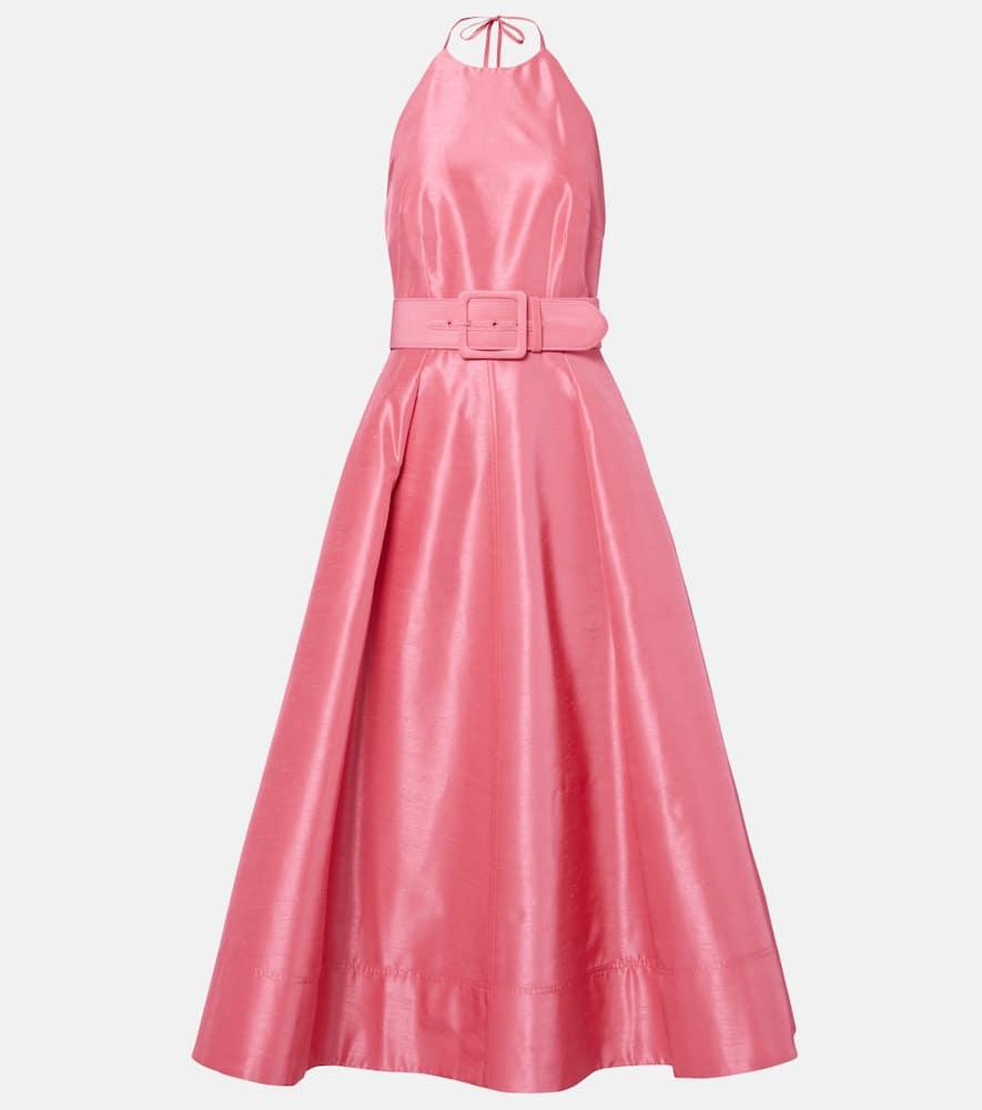 rebecca vallance maple belted midi dress