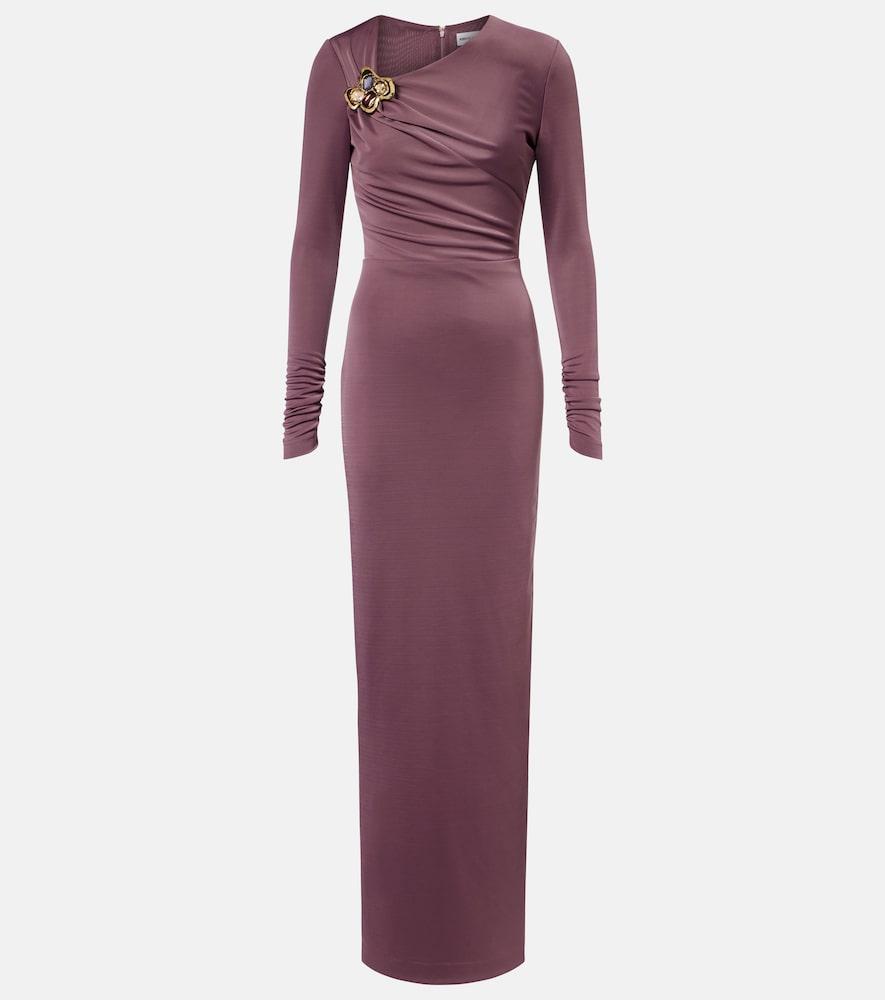 rebecca vallance nala embellished maxi dress