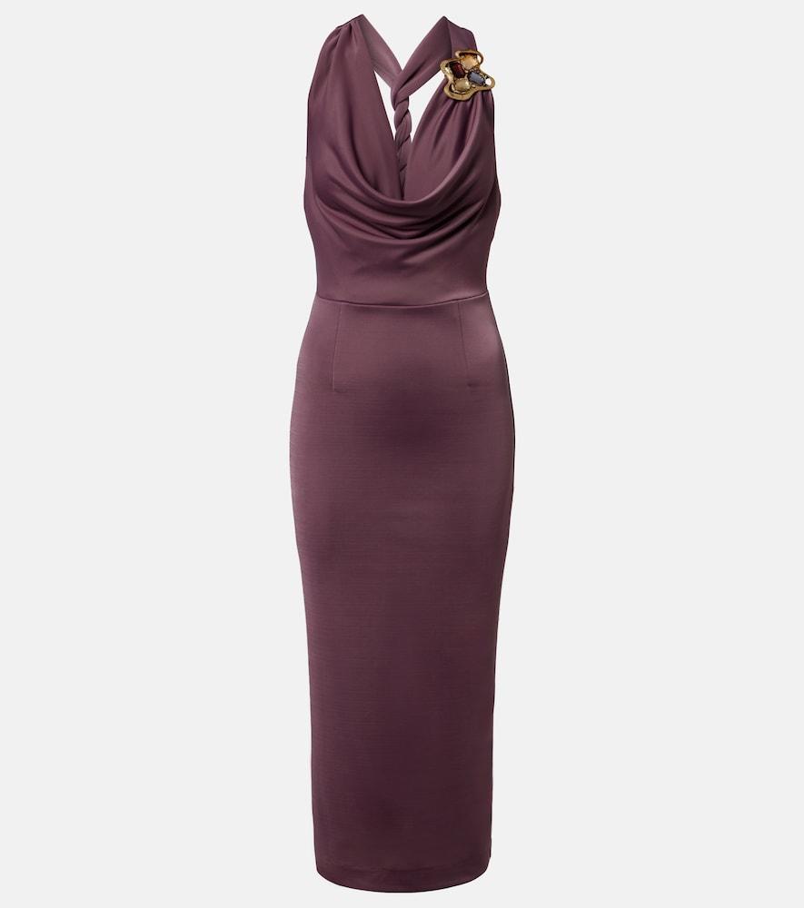 rebecca vallance nala embellished midi dress