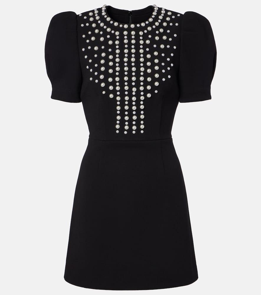 rebecca vallance pearly embellished minidress