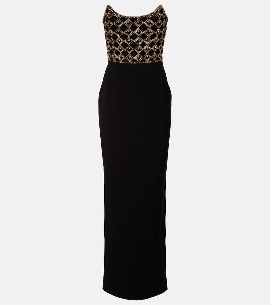 rebecca vallance vesper embellished corset gown