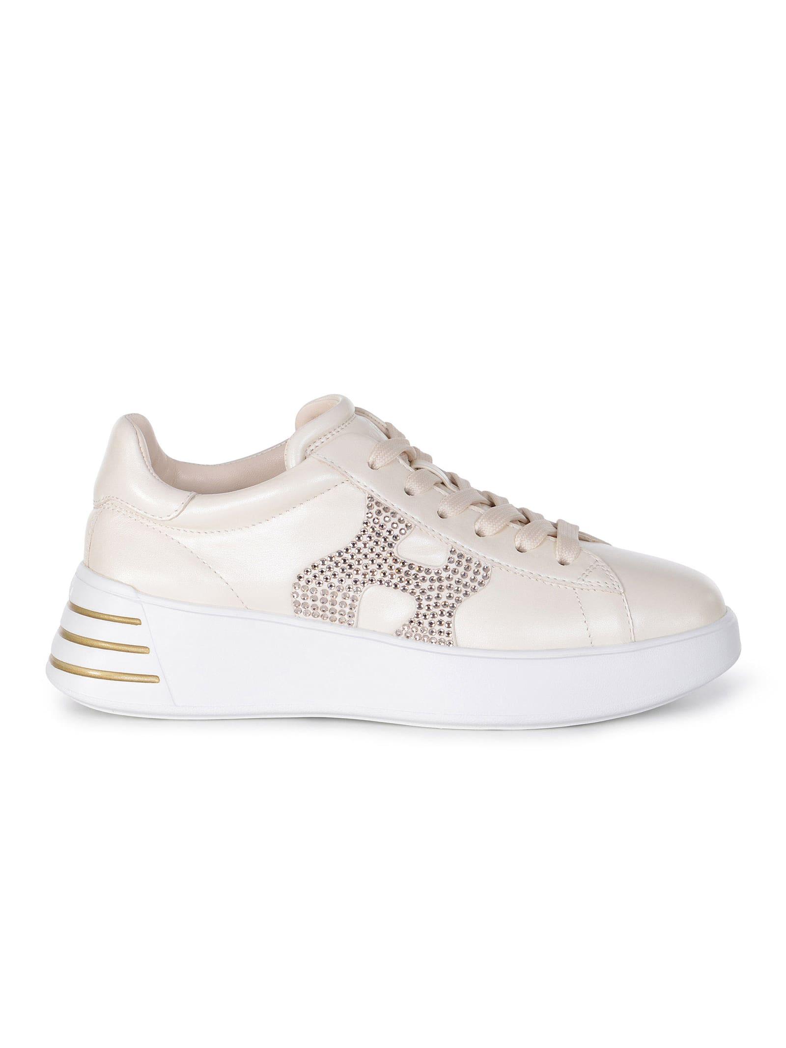 rebel embellished sneakers hogan
