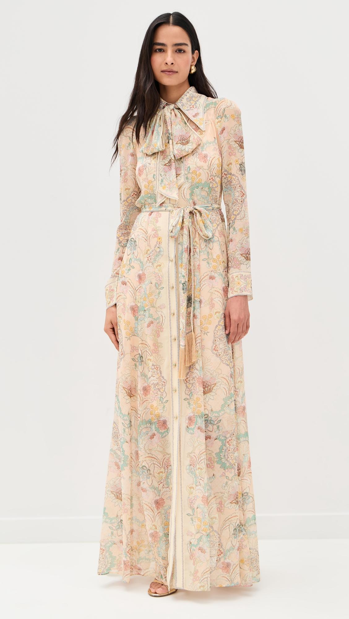 rebellion pussybow shirt dress