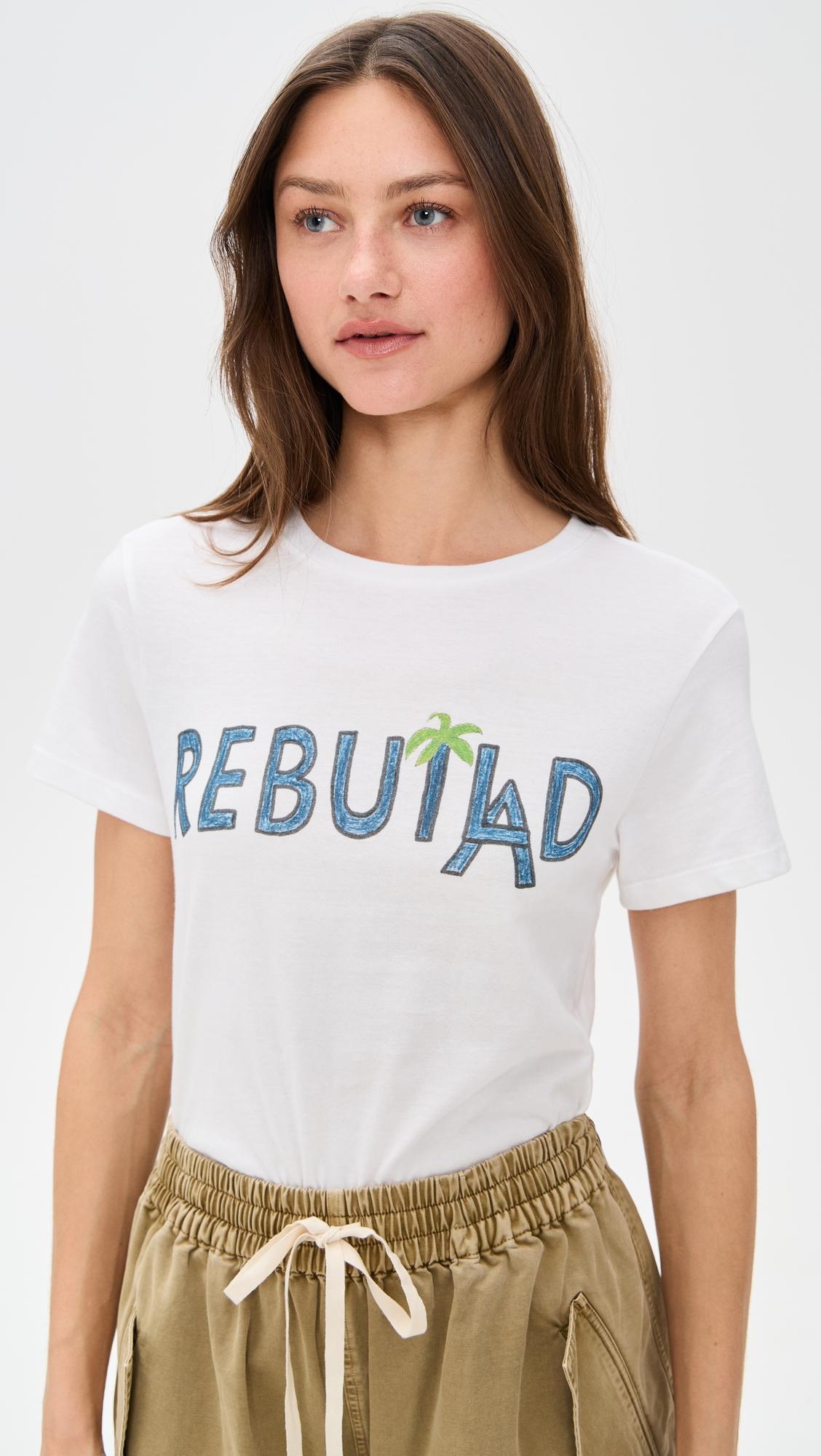 rebuild la women's boyfriend tee
