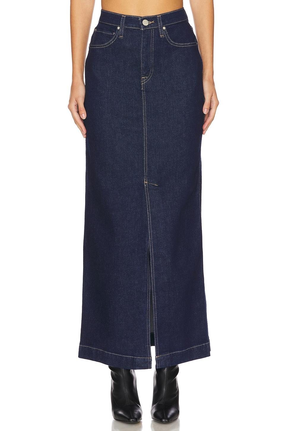 reconstructed maxi skirt