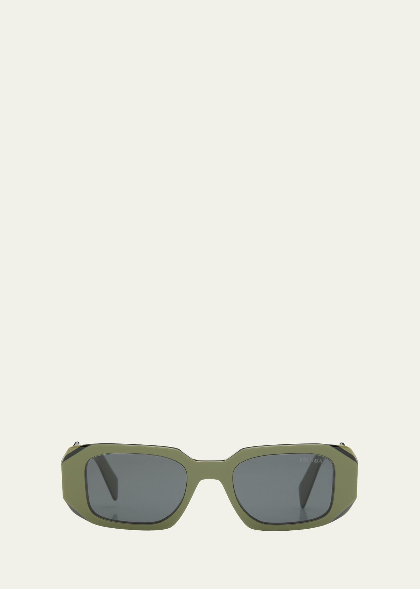 rectangle acetate sunglasses