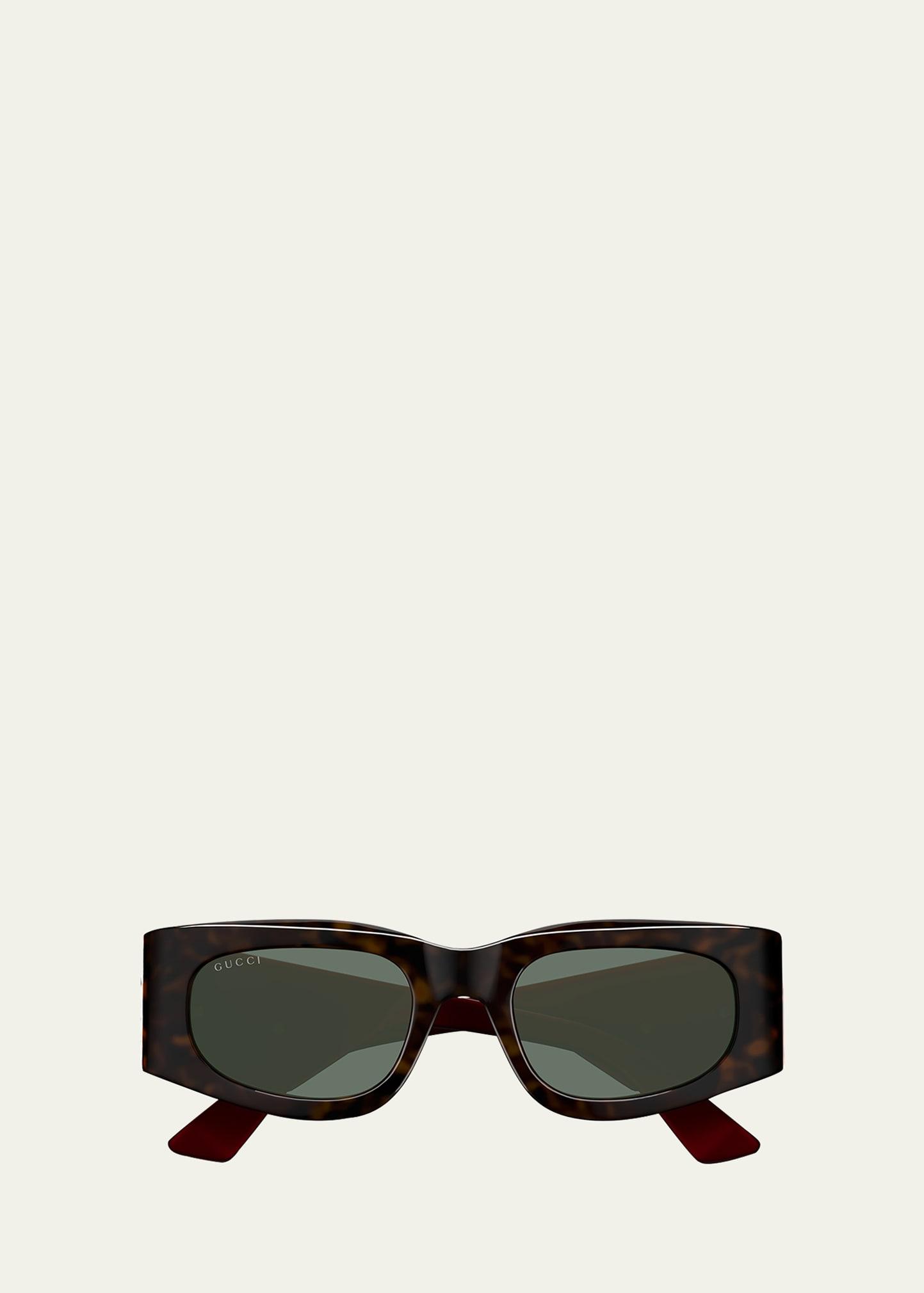 rectangle acetate sunglasses
