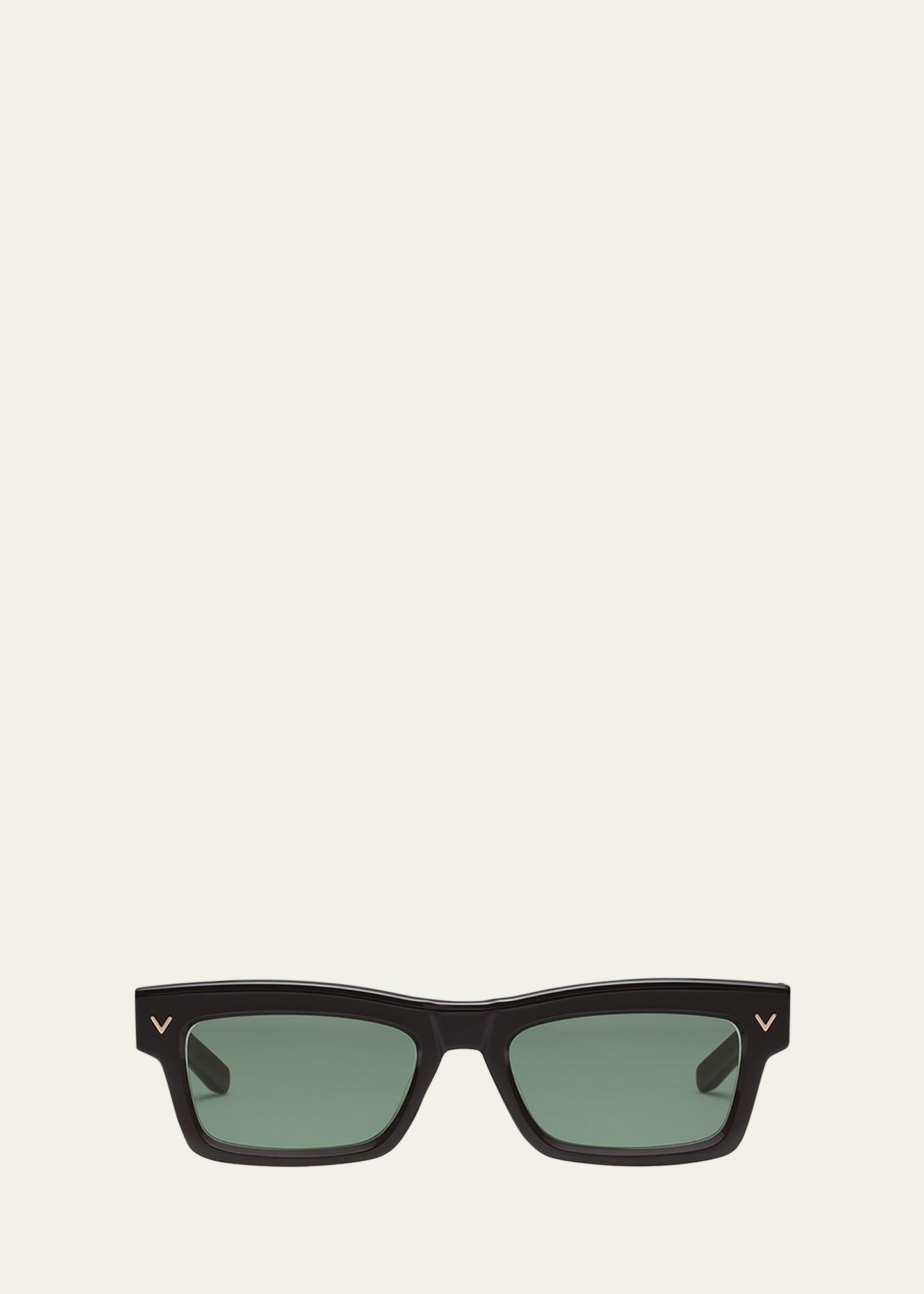 rectangle acetate sunglasses