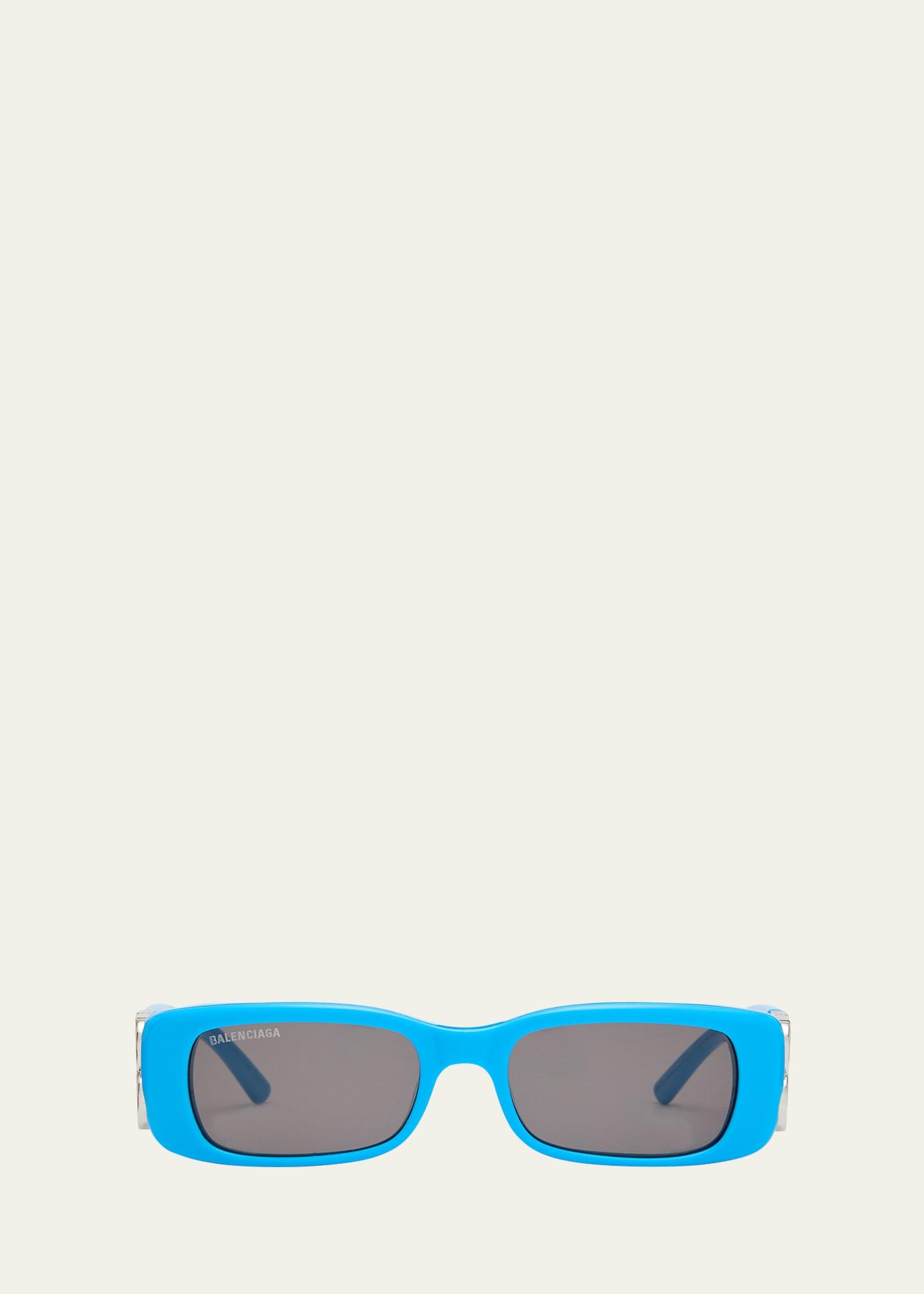 rectangle mirror b acetate sunglasses