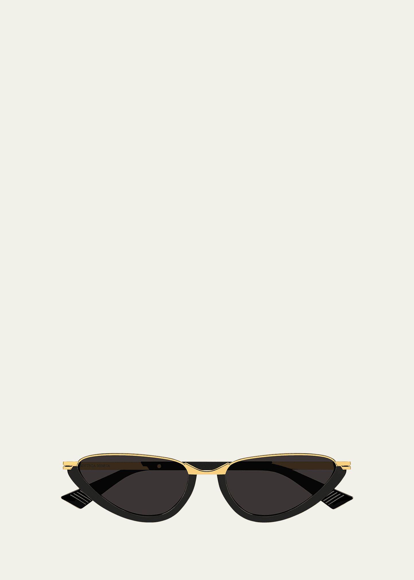 recycled acetate and metal cat-eye sunglasses