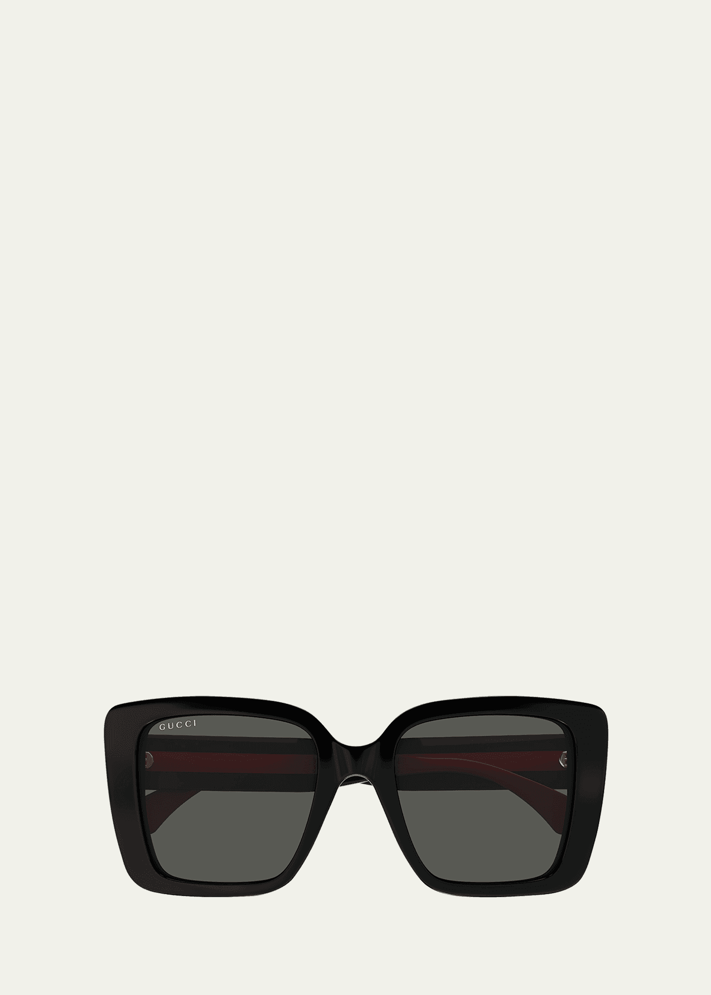 recycled acetate rectangle sunglasses