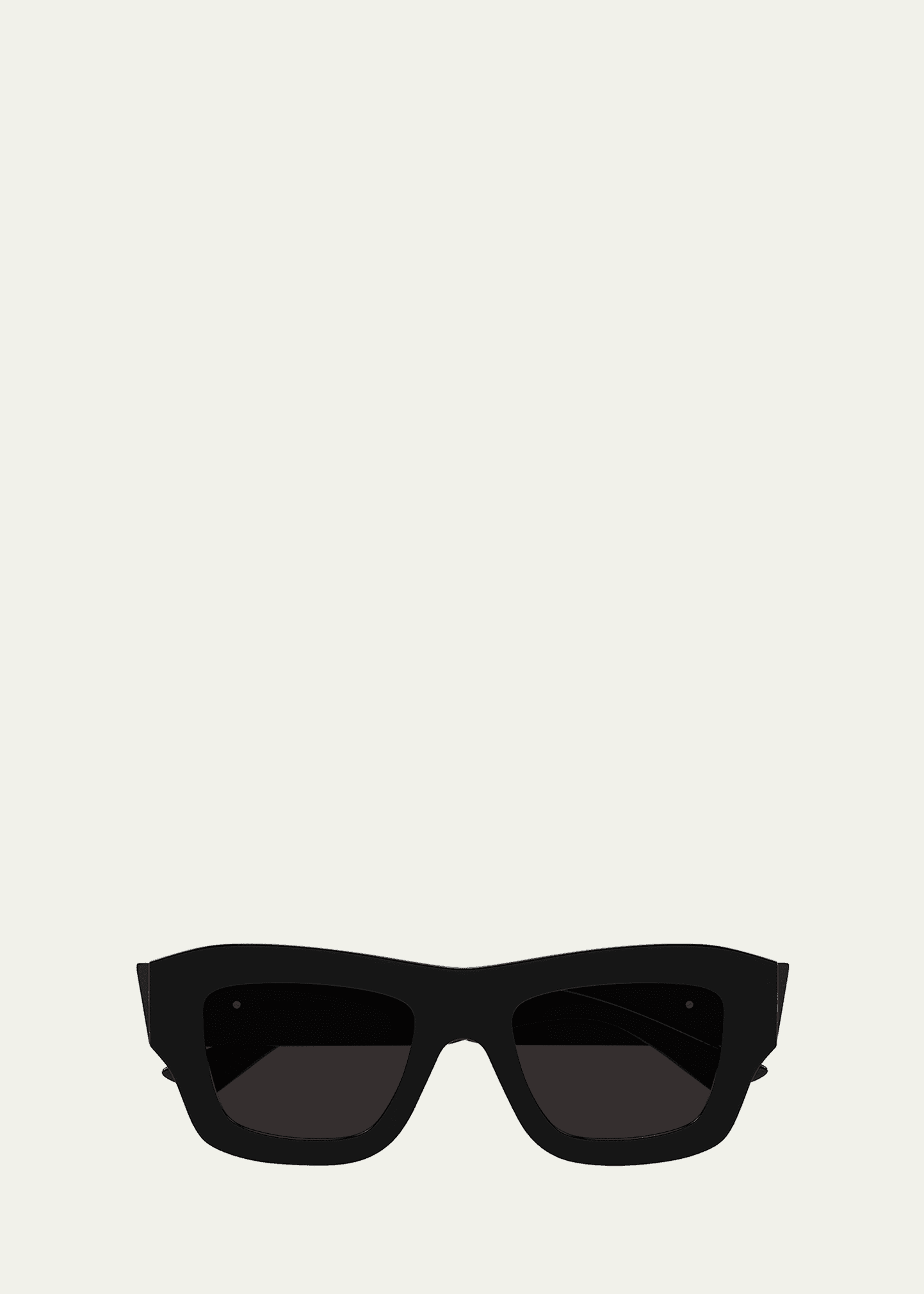 recycled acetate rectangle sunglasses