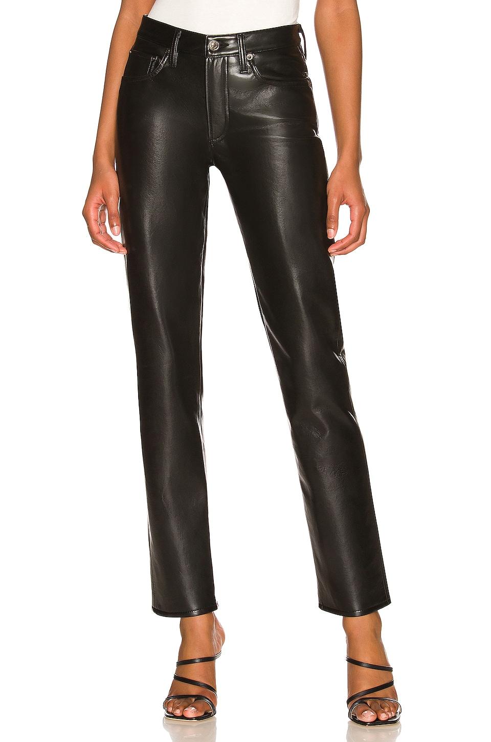 recycled leather lyle low rise slim