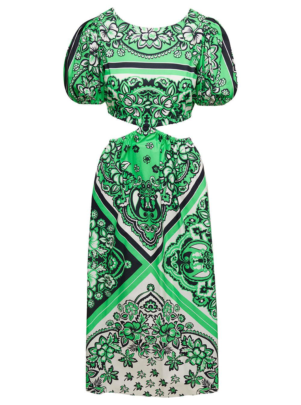 red valentino bandana print dress