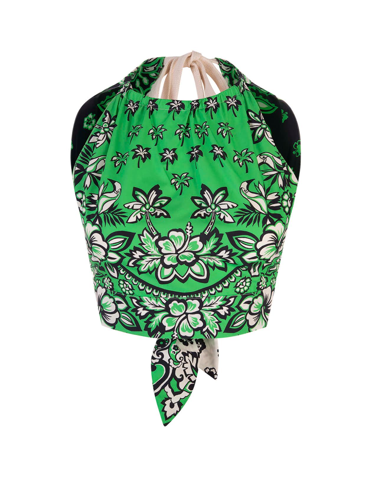 red valentino carre bandana top